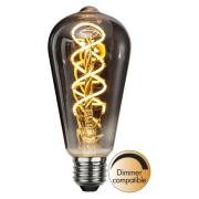 LED-rustiikkilamppuE27 ST64 2W Filament 2100K savu