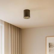 Kattospotti-sarja, säädettävä, musta, sisäpuoli hopea