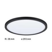 Paulmann Atria Shine paneeli musta 830 Ø29cm