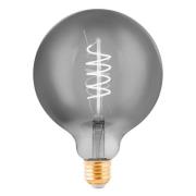 LED-globe E27 G125 4W filament musta-läpinäkyvä