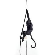 SELETTI Monkey Lamp LED-riippuvalaisin roikkuu musta
