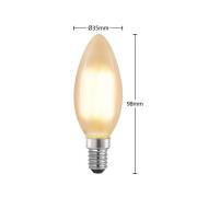 LED-lamppu E14 4W 2700K kynttilä himmen. matta, 3x