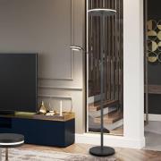 Ylöspäin suunnattu LED-valaisin Franklin, LED-lukulamppu, antrasiitti