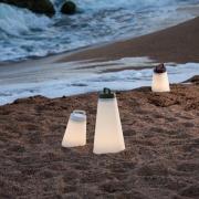 LED-ulkokoristevalo Sasha, ladattava akku, korkeus 24.5cm valkoinen