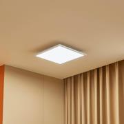 Lindby LED-paneeli Lamin, valkoinen, 40 cm, CCT, himmennettävä, kauko-...