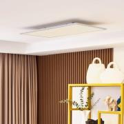 Lindby LED-paneeli Lamin, valkoinen, 80 cm, CCT, himmennettävä, kauko-...