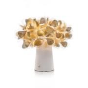 Slamp LED-akku-pöytälamppu Clizia Mama Non Mama kulta/valkoinen