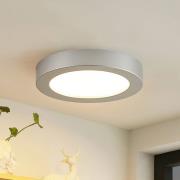 Prios LED-kattovalaisin Edwina, hopea, 23 cm, 2 kpl sarja