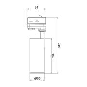 LED-kiskovalaisin Lucea 3-circuit 10W musta