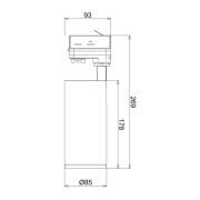 LED-kiskovalaisin Lucea 3-kiertoinen 20W valkoinen