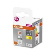 OSRAM Base PIN kaksikantainen LED-lamppu G9 1,9 W 2 700 K 5 kpl