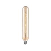 Lucande LED-loisteputki, E27 4W, Ø 6 cm, keltainen, 2700K