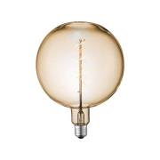 Lucande LED-globe-lamppu, E27 4W, Ø 18 cm, 2700K, keltainen