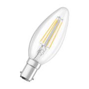 OSRAM Classic LED-kynttilä B15d 4W 2700K filament