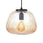 Kaizen riippuvalaisin, Ø 25 cm, meripihka, lasi