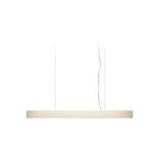 LZF I-Club Slim -LED-riippuvalo, 120 cm, norsunluu