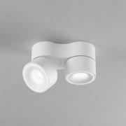 Egger DLS LED-spotti Clippo Duo valkoinen/valkoinen DALI DTW 2-valo 2 ...