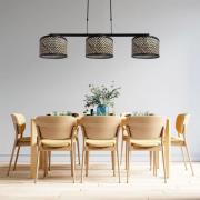 Stang-riippuvalaisin, musta/luonnonvärinen paju, 3-valoisena