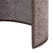 Euluna seinävalaisin Celine, cappuccino, chenille-kangas, 24 cm