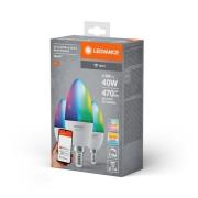 LEDVANCE SMART+ LED, kynttilä, E14, 4.9 W, CCT, RGB, WiFi, 3 kpl