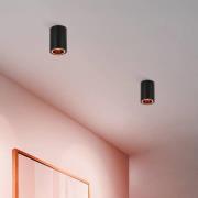 Smart ZIG LED-kattovalaisin Carosso-Z, musta, CCT, RGB