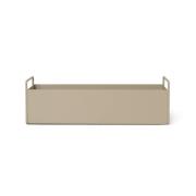 ferm LIVING Kasvirasia Small, beige, 45 x 16 x 14 cm, terästä