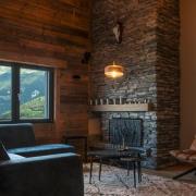 Pantilo Rope 27 riippuvalaisin, ruskea/kullankeltainen, lasia, Ø 27 cm