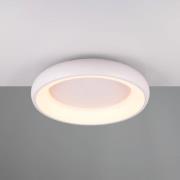 LED-kattovalaisin Cardona, Ø 46,5 cm, mattavalkoinen, metalli, CCT-lam...