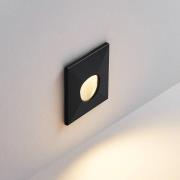 Molto Luce LED uppoasennusvalaisin Wall 68R Sina SQ, musta, CCT-arvo