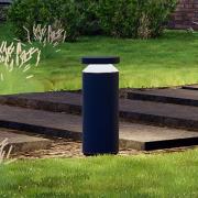 Molto Luce LED jalkalamppu Mona, Ø 18 cm, alumiini, korkeus 45 cm