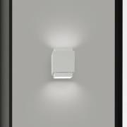 Syme seinävalaisin, valkoinen, kulmikas, 11 cm, kipsi, GX53