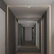 LED-asennettu kattovalaisin Spectra Recessed, IP54