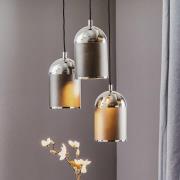 Riippuvalaisin Anadia, 3-lamp. pyöreä antrasiitti