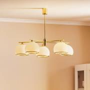 Riippuvalaisin Mina, 5-lamppuinen, messinki