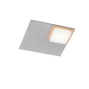 BANKAMP Quadro LED-kattovalaisin 8W hopea