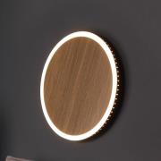 LED-seinävalaisin Morton 3-Step-dim wood look 50 cm