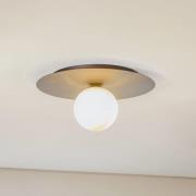 Kattovalaisin Solar, musta/opaali, 1-lamppuinen