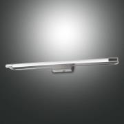 LED-seinävalaisin Rapallo, kromi, IP 44, 60 cm