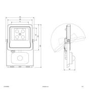 EVN Panthera -kohdevalaisin ulos, IP44 10W 4 000 K