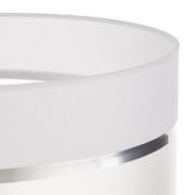 Varjostin Helen E27 Ø35/korkeus 20 cm valkoinen/hopea