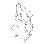 Ivela-yleissovitin 220-240 V, hopea