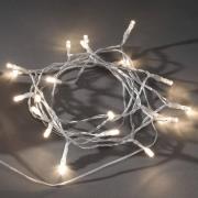 LED-valoketju ulos valotunnistin IP44 lämmin valk.