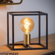 Pöytävalaisin Ruben, musta, korkeus 22 cm, metalli