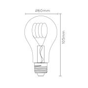 LED-lamppu E27 A60 4W 2 200K keltainen päivä/yö-anturi