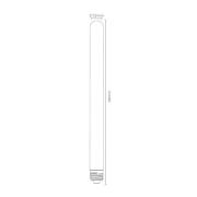 LED-lamppu E27 putki T32 5W 2 200 K himmennys 30cm