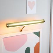 Tauluvalaisin Mona-Lisa, messinki, leveys 35 cm