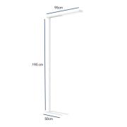 Toimiston LED-lattiavalaisin MAULjet, valkoinen, himmennettävä, 195 cm