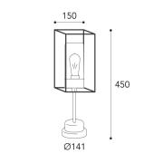 Pollarilamppu Cubic³ 3369 antiikkimessinki/opaali