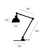 midgard modular TYP 551 pöytävalaisin valkoinen 60 cm