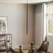 Riippuvalo Laser 1-lamppuinen, musta, varjostin 100 cm